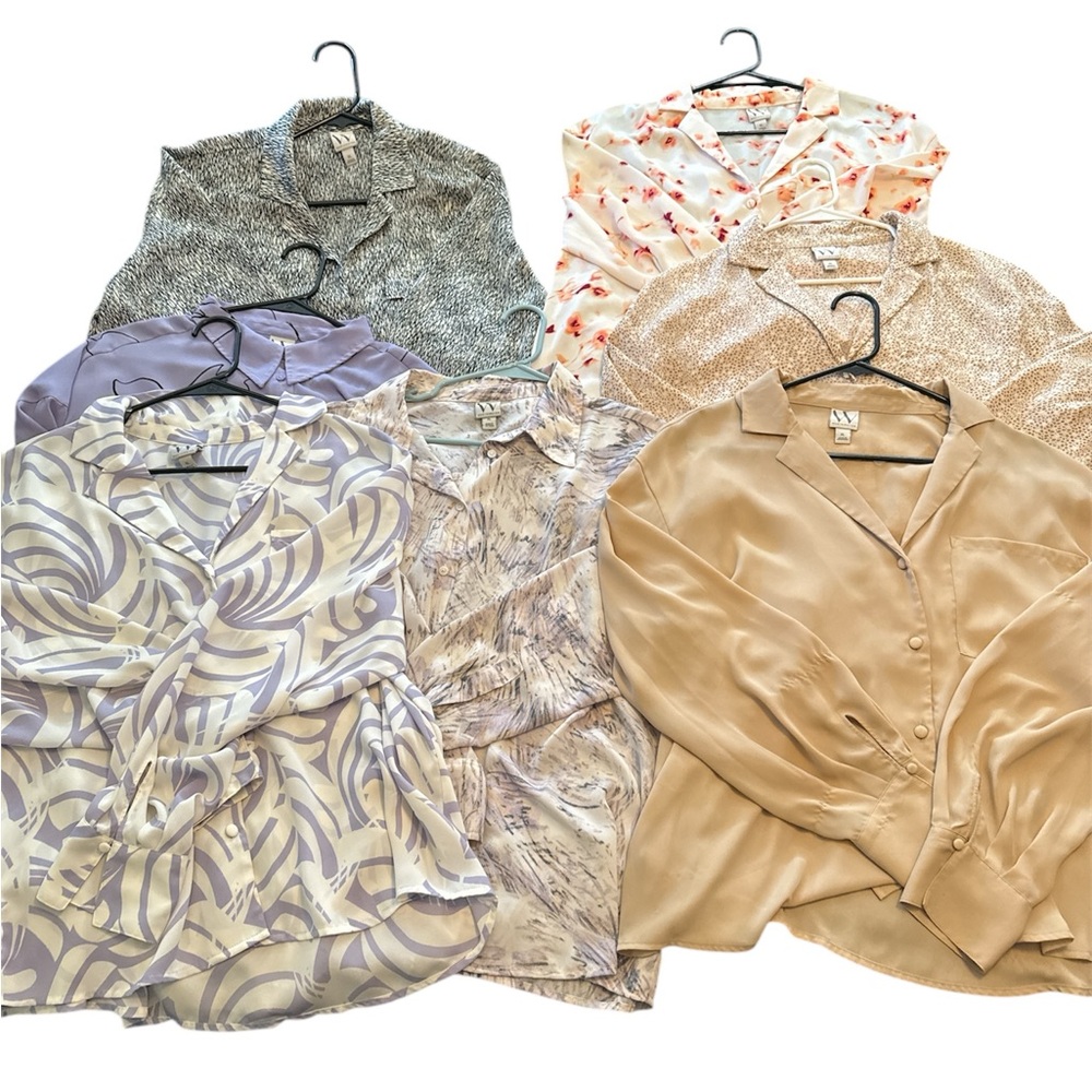 7 Worthington XL Work Blouses - Long Sleeve (All 7 $49!)